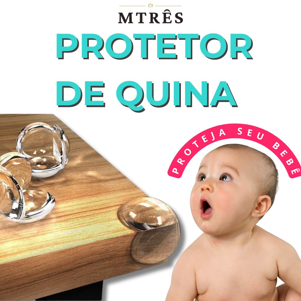 Kit 10 Peças Protetor De Quina Silicone Mesa Segurança Para Crianças E Bebes Proteção