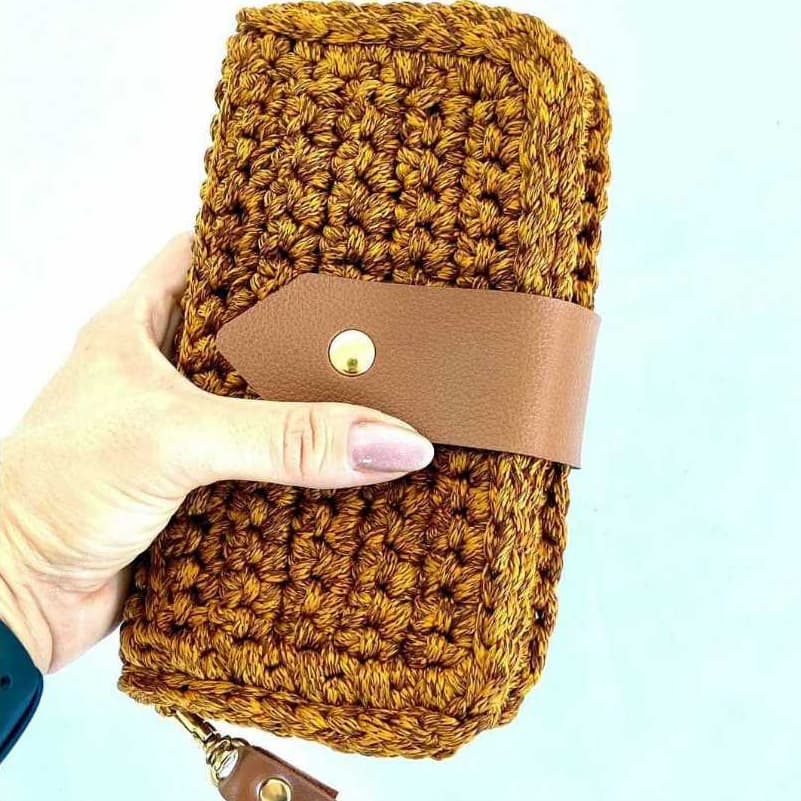 Kit Carteira Completo para Bolsa de Crochê.