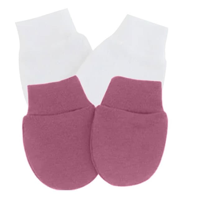 Kit 02 Pares De Luvas Para Bebê Recém-Nascido Macio Leve
