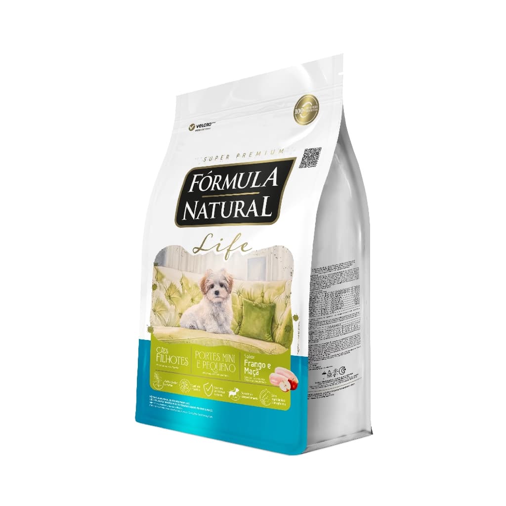 Ração Fórmula Natural Life Cães Filhotes Porte Mini e Pequeno 2,5kg Adimax