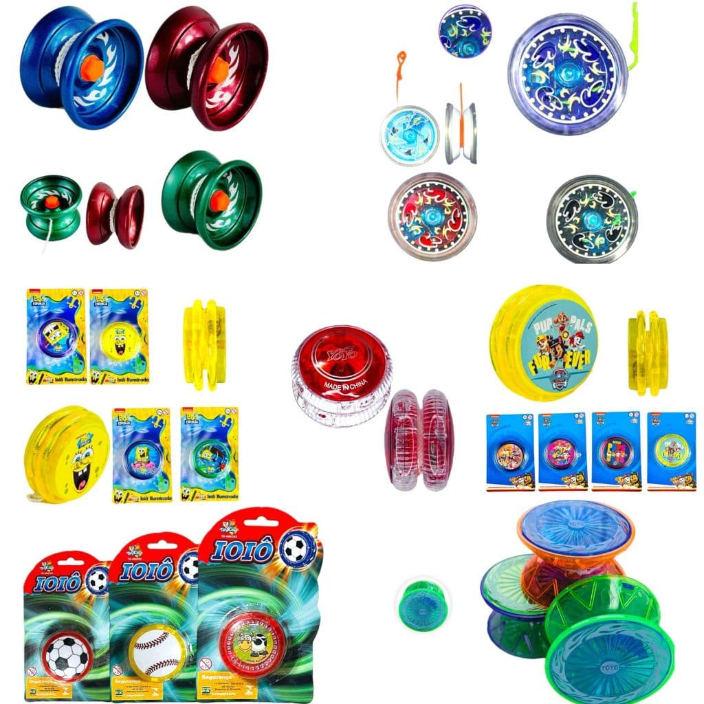Yoyo Profissional Com Rolamento E Led Modelos Variados Ioio, Patrulha Canina, Do Bob Esponja E Metal