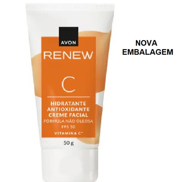 Vitamina C Renew Hidratante Antioxidante Fps 50 Não Oleoso