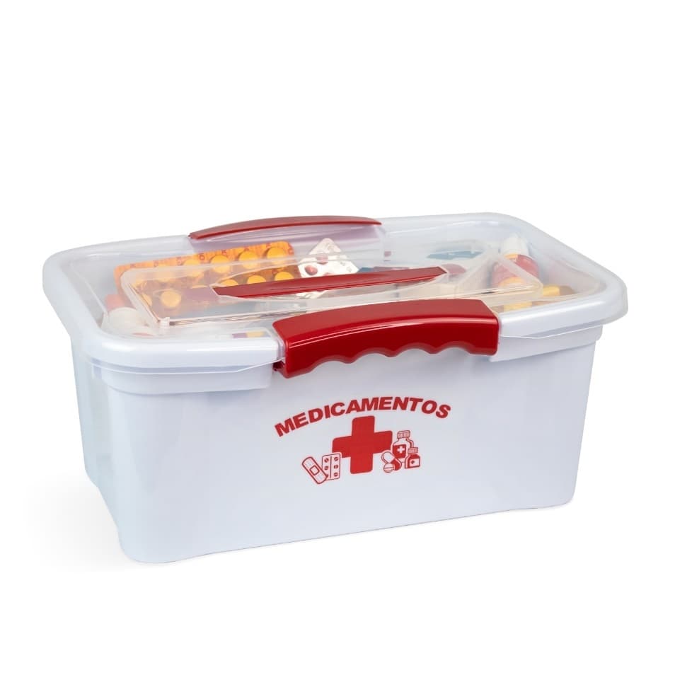 Maleta Organizadora,  Primeiros Socorros SOS, Utilidades domestica  Porta Remedios Medicamentos