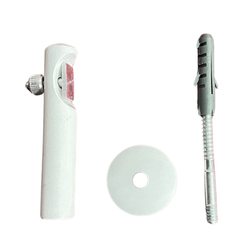 Suporte Para Varão Wave de Cortina Simples de Parede Várias Cores