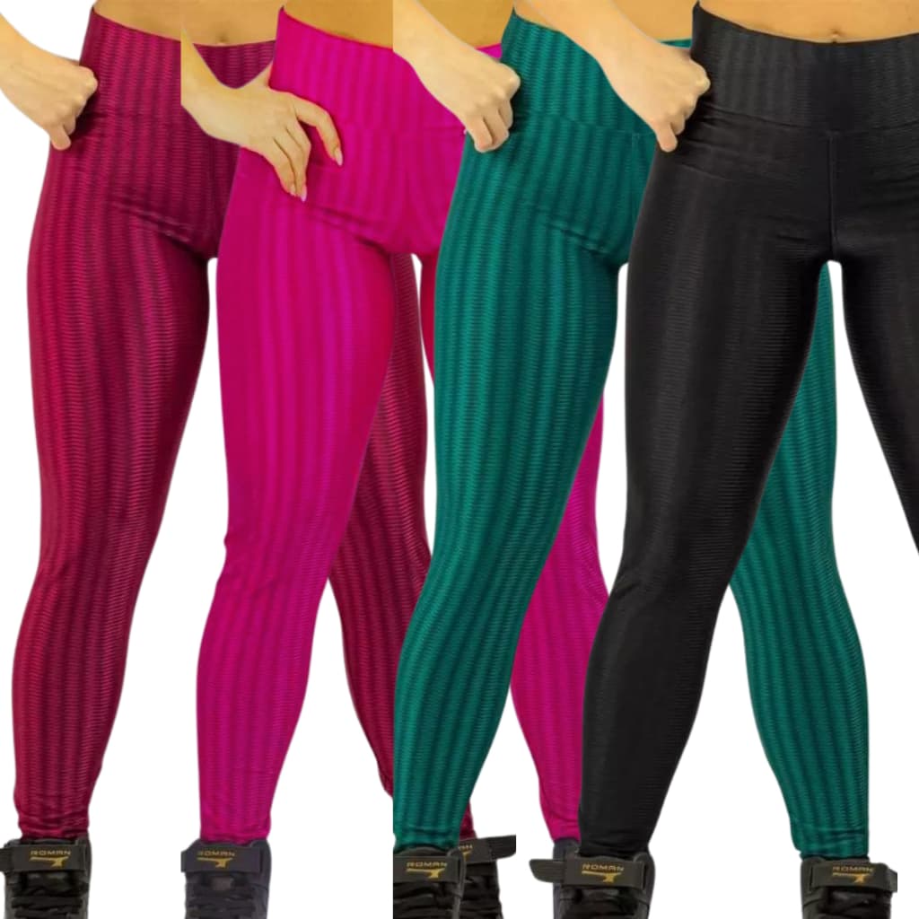 Calça Legging Feminina 3D Fitness Leg Academia Feminino