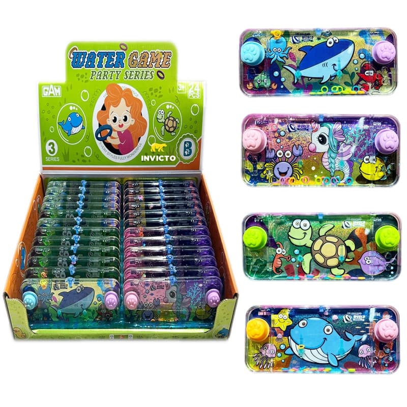 Kit 24 Aquaplay Jogo de Argolas Water Game Unicórnio Atacado