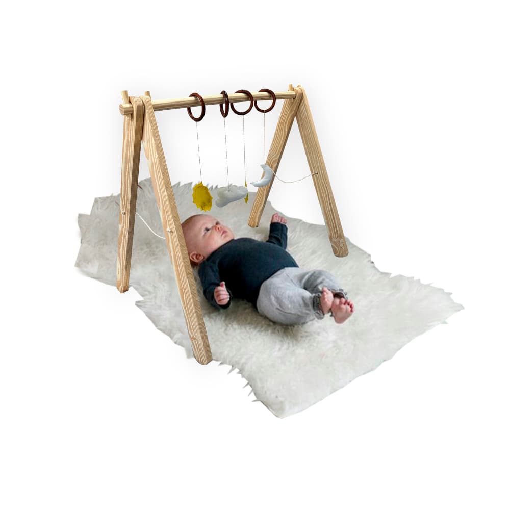 Ginasio de Atividade Infantil Montessori para Bebê Estrutura Cavalete