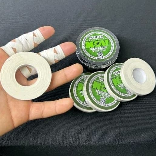 kit 40 metros Finger Tape BRANCA NQV PREMIUM jiu-jitsu bjj judô - 7mm x 10 metros cada