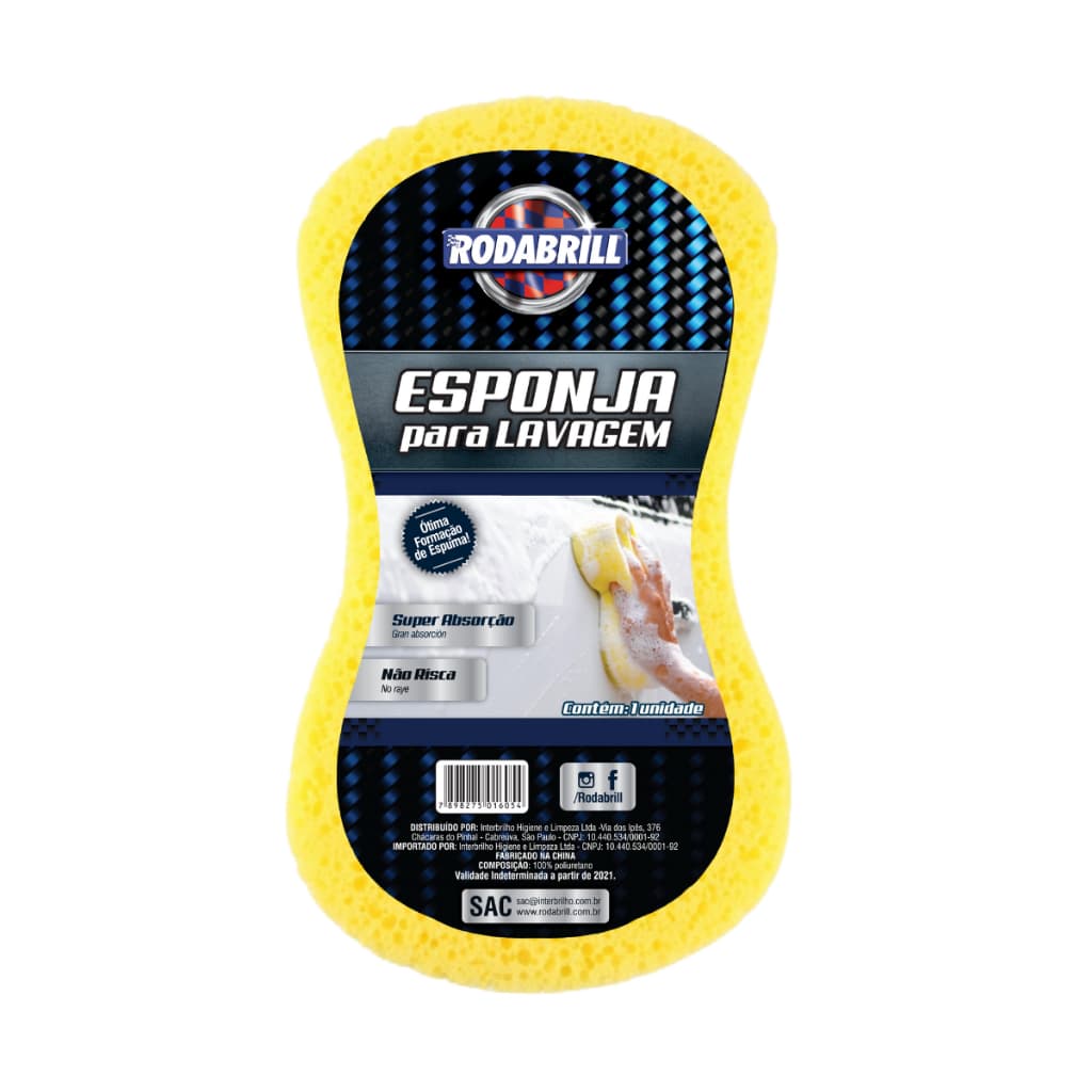 Esponja para Lavagem Rodabrill