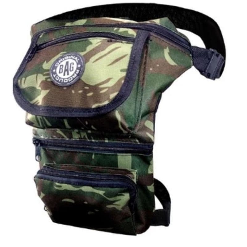 Pochete cartucheira de perna Motoboy paintaball Air soft camping.