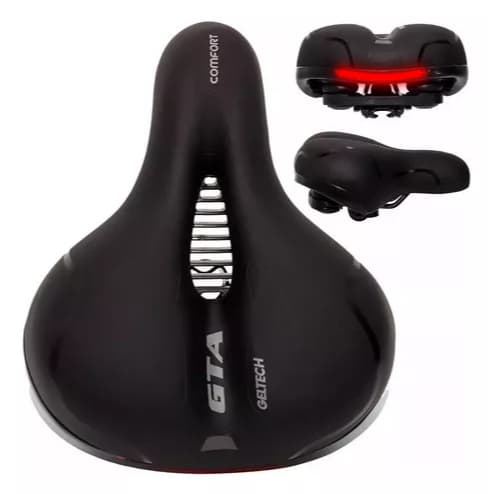 Banco Selim Bmx Bicicleta Bike Macio Preto Confortável - Gta