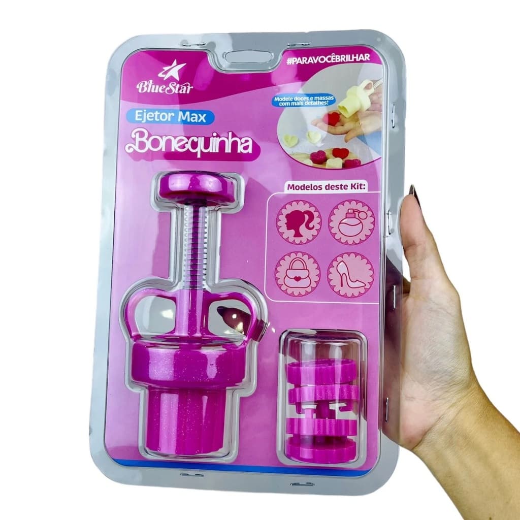 Kit Ejetor Max Bonequinha 5 Peças Blue Star