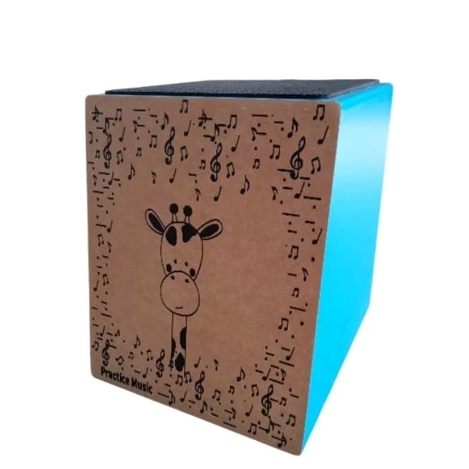 Cajon kids acústico  inclinado(com esteira)