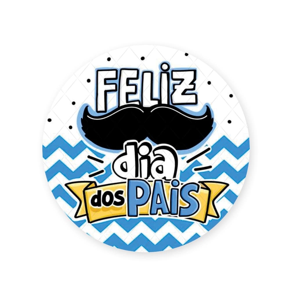 Painel Redondo Sublimado Decoração Veste Fácil c/ Elástico Para Festas Dia Dos Pais