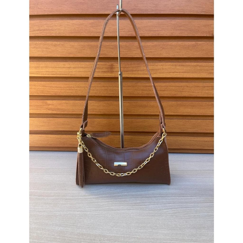 Bolsa Feminina Pequena Alça Transversal Ombro Lateral Tiracolo Corrente Cabe Celular Envio Rápido