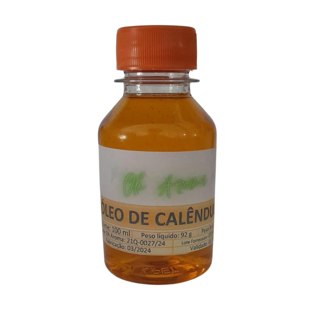 Óleo De Calêndula 100% Puro Sem Perfume/natural 100ml