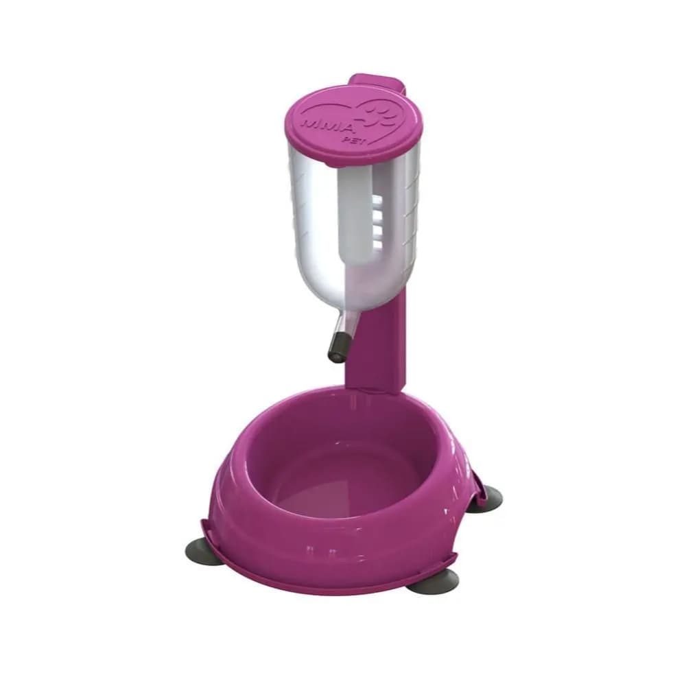Bebedouro/Comedouro MMA Automático 1L Lambe-Lambe C/Bilha Sistema ICE Água Fresca-Antiformiga-Não Molha Pelos- Higiênico