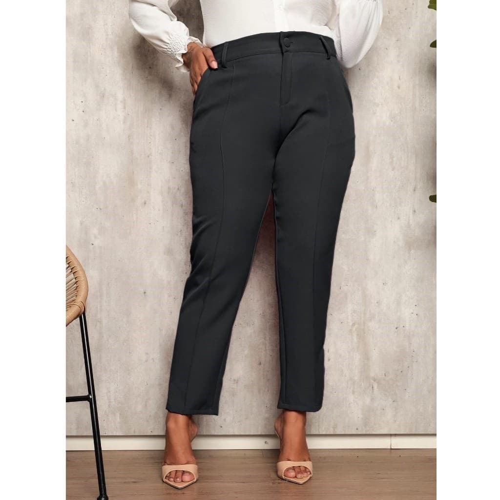 Calça social feminina Alfaiataria Plus size