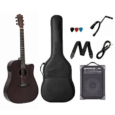 Kit Violão Elétrico Tagima Kansas Gran Reserva + Caixa