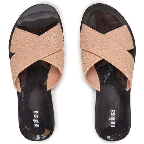 Chinelo Rasteira  Melissa M Lover SL Adulto Moda Feminina Slide Verão Casual Original