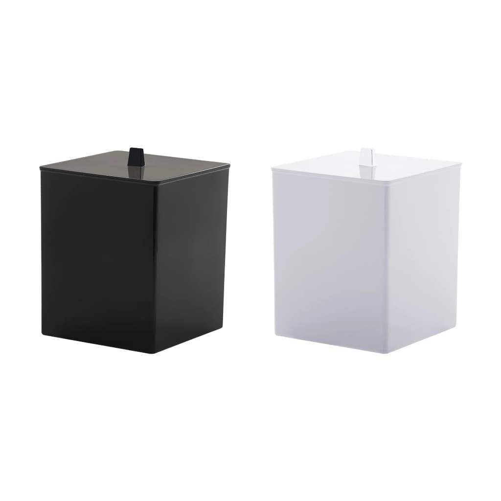 Lixeira para Banheiro e Cozinha - Lixeira Quadrada 6,5L Paramount Quadratta - Elegante