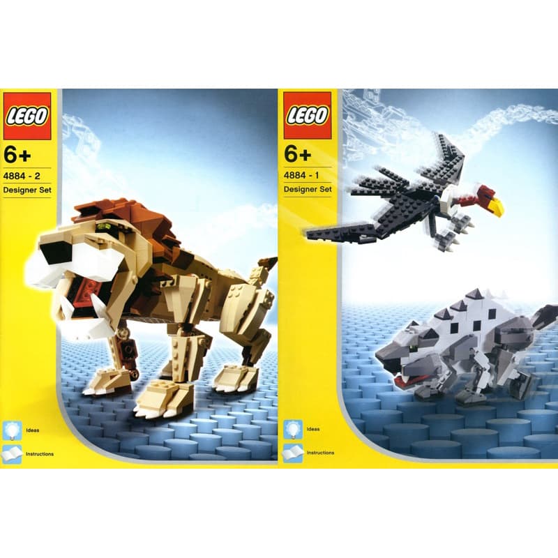 Lego Creator 4884 Wild Hunters (semi-novo 2005) 630pcs Lego original