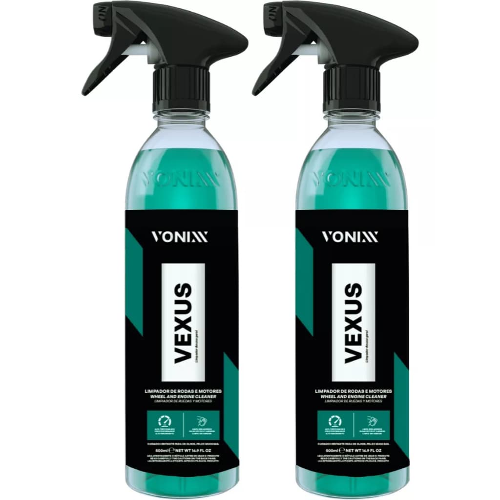 Kit 2 Un Vexus Limpador De Rodas Motor Automotivo Vonixx