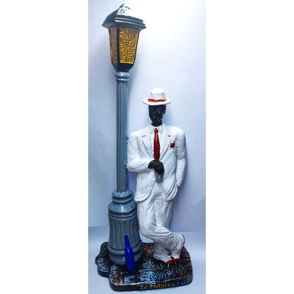 Zé Pelintra 32cm Resina Orixá Imagem Umbanda Candomblé ZB 32