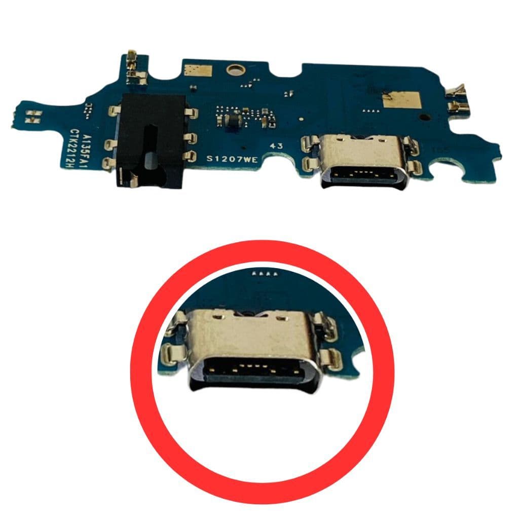 Placa Conector de Carregamento Sam Galaxy A13/A135 Turbo Original