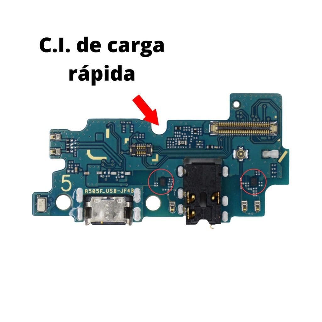 Placa Conector de Carregamento Sam Galaxy A50/A505 Turbo Original