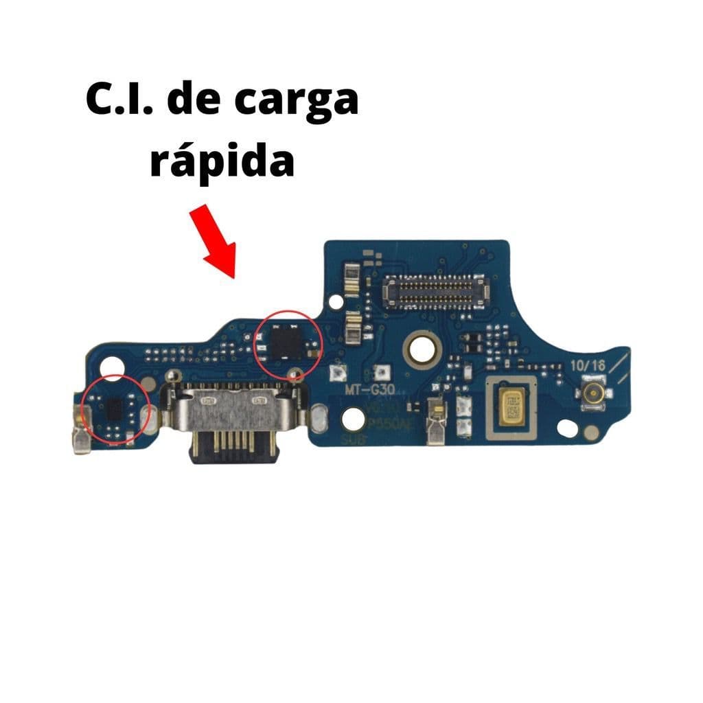 Placa Conector de Carregamento Moto G30 Turbo Original