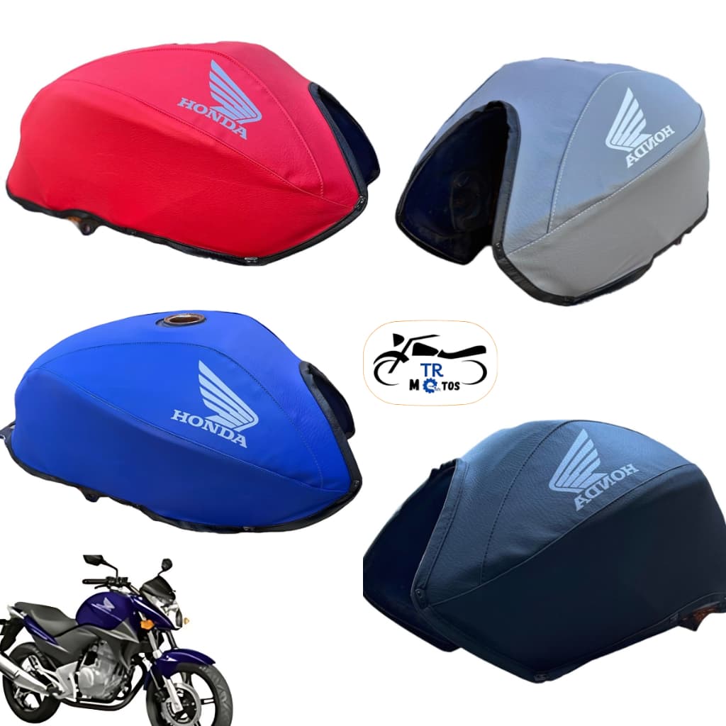 Capa De Tanque CB 300 2009/2010/2011/2012/2013/2014/2015 Preta/Vermelha/Azul/Cinza