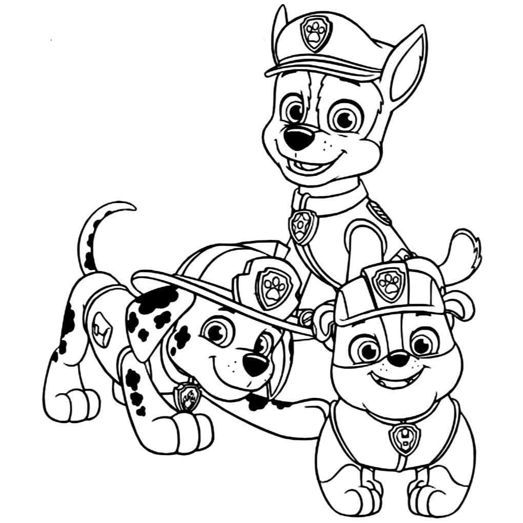 50 Desenhos Patrulha Canina 1 desenho por folha
