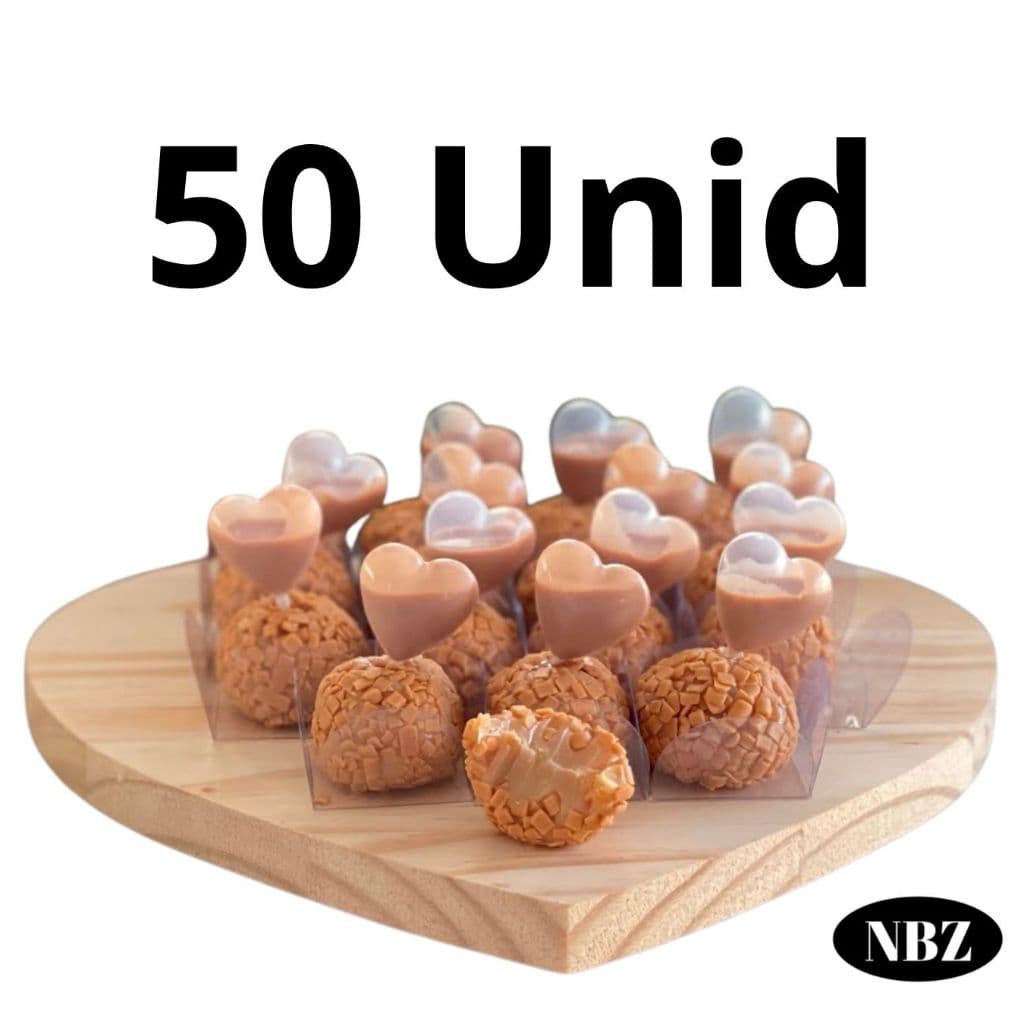 50 AMPOLAS SABORIZANTES PARA DOCES 1 ml PRIME CHEF CILINDRICA ESFÉRICA CORAÇÃO BRIGADEIRO