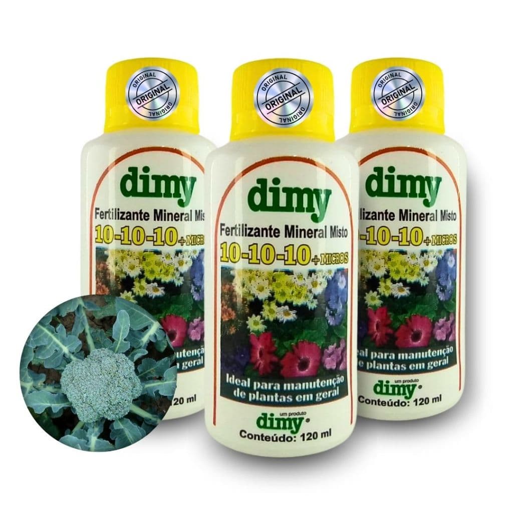 3Fertilizante Mineral Misto 10-10-10 Liquido ideial P Brócolis