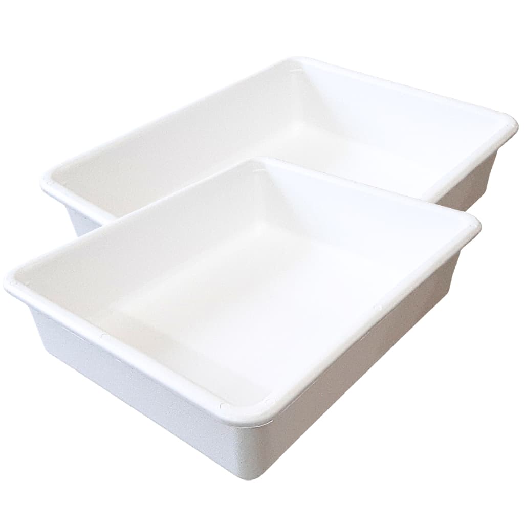 Kit 2 Bandejas Organizadoras Plastico Reforçado - Renovar - MBM DECOR