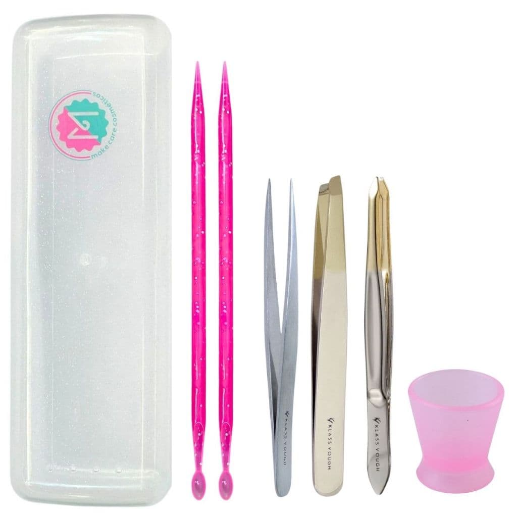 Kit Make Care Cosméticos Para Design De Sobrancelhas Dappen Silicone