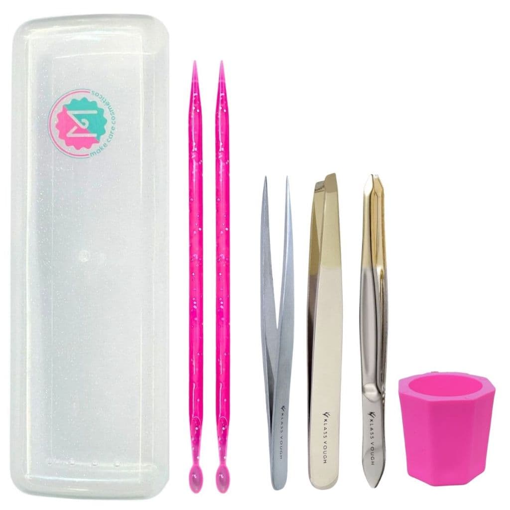 Kit Make Care Cosméticos Para Design De Sobrancelhas Dappen Plástico