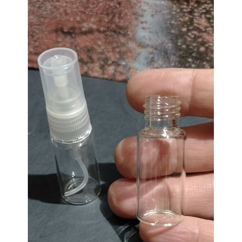 20 frascos de vidro 5ml c borrifador plástico R.13 para perfume