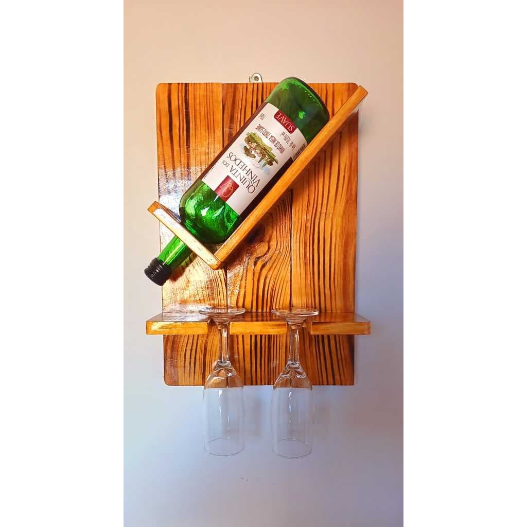 Adega Bar Vinho Barzinho Taça Decoração Suporte Bebida Whisky Vinho para parede linha premium
