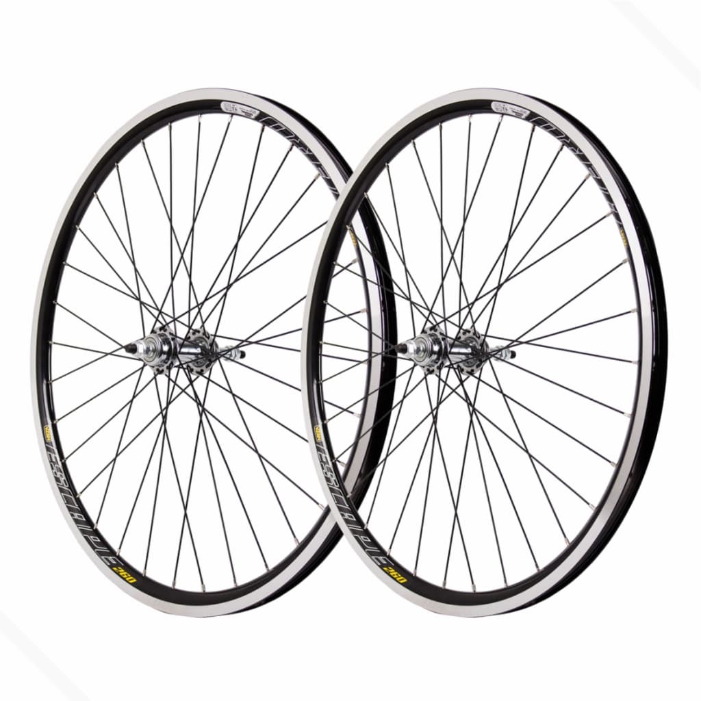 Par de Rodas Aro 26x1.1/2 Ceci Poty Monark Barra Forte Raio Fino/Cubo Aço Aero Vzan