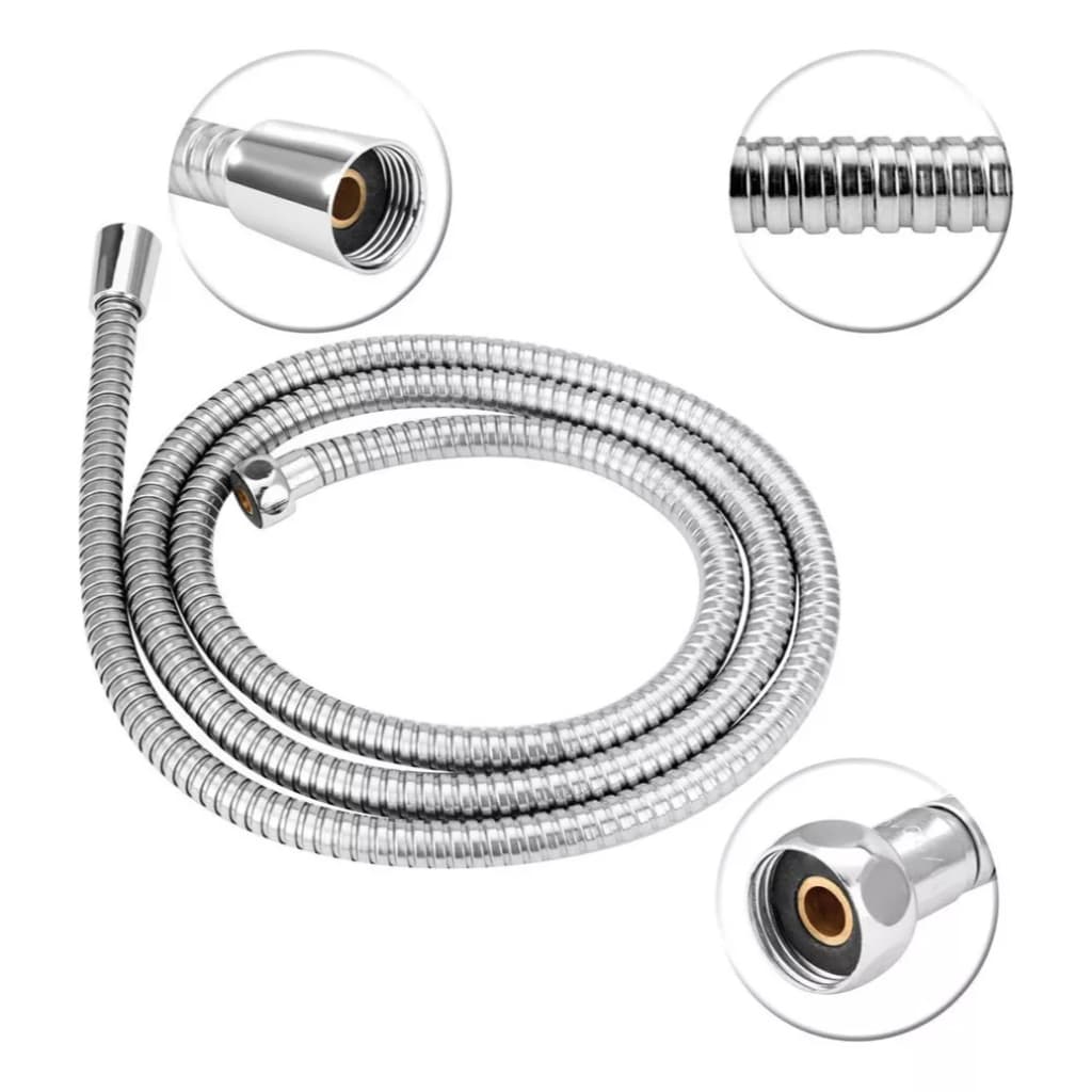 Engate Flexível 1,20 Aço Inox Mangueira Para Ducha Higiênica
