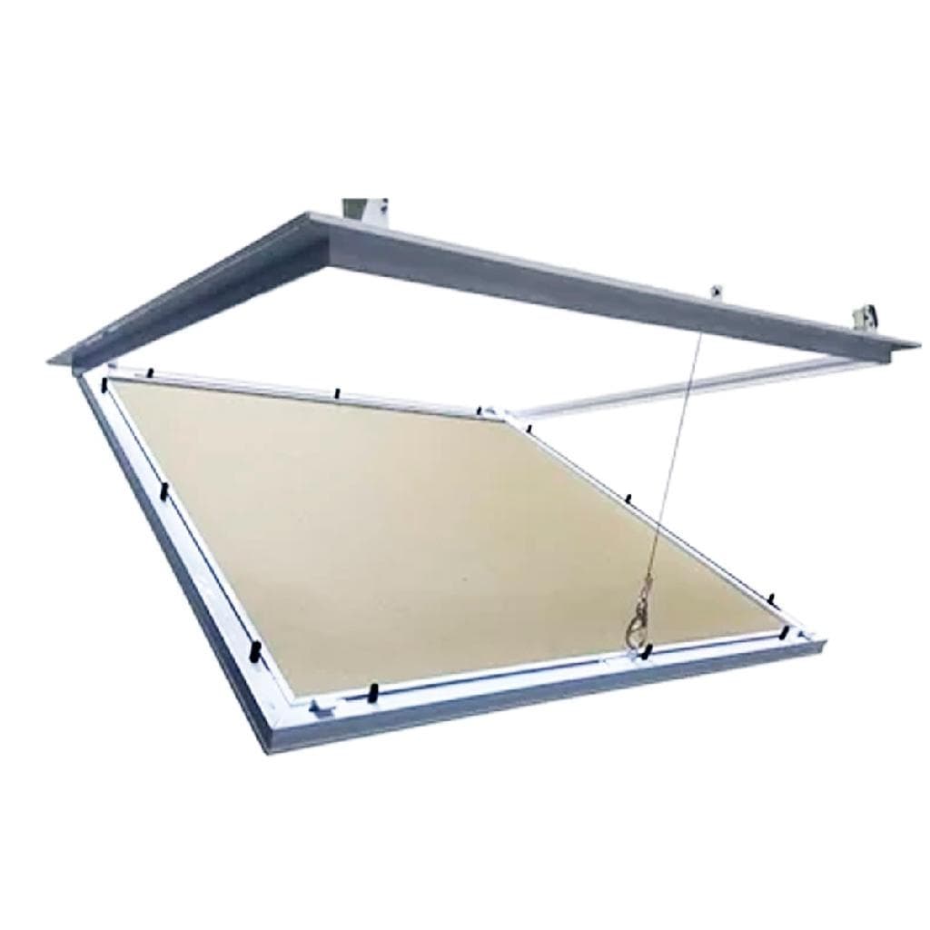 Alçapão com click em Alumínio com Tampa para Forro Drywall 200X200MM