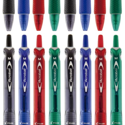 Caneta Esferográfica Acroball Retrátil 1.0mm - PILOT