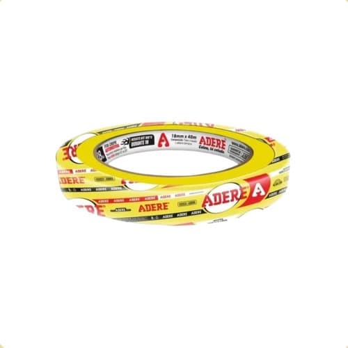 Kit c/ 32 Unidades - Fita Crepe Amarela Para Pintura Automotiva - 18mmx40m