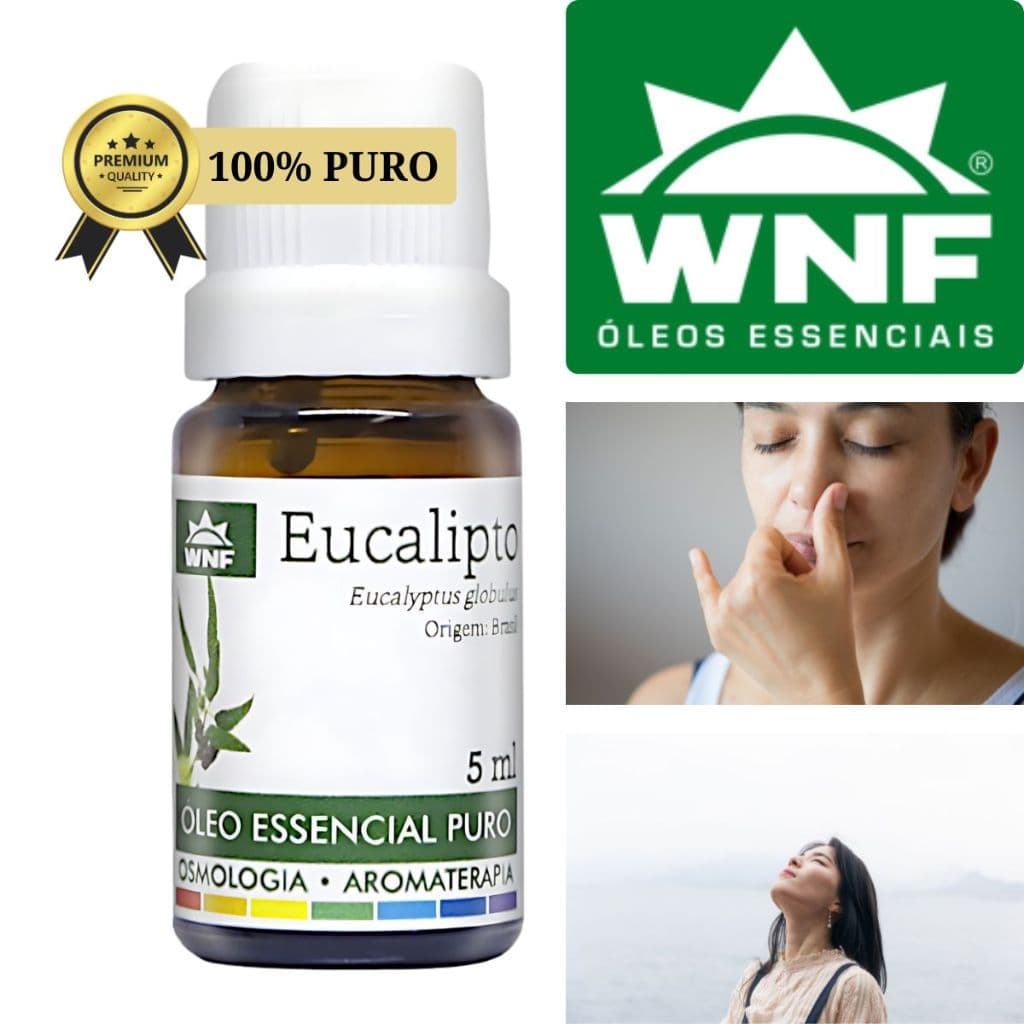 Oleo Essencial Eucalipto Globulus 100% Puro WNF 5ml | 10ml | 20ml