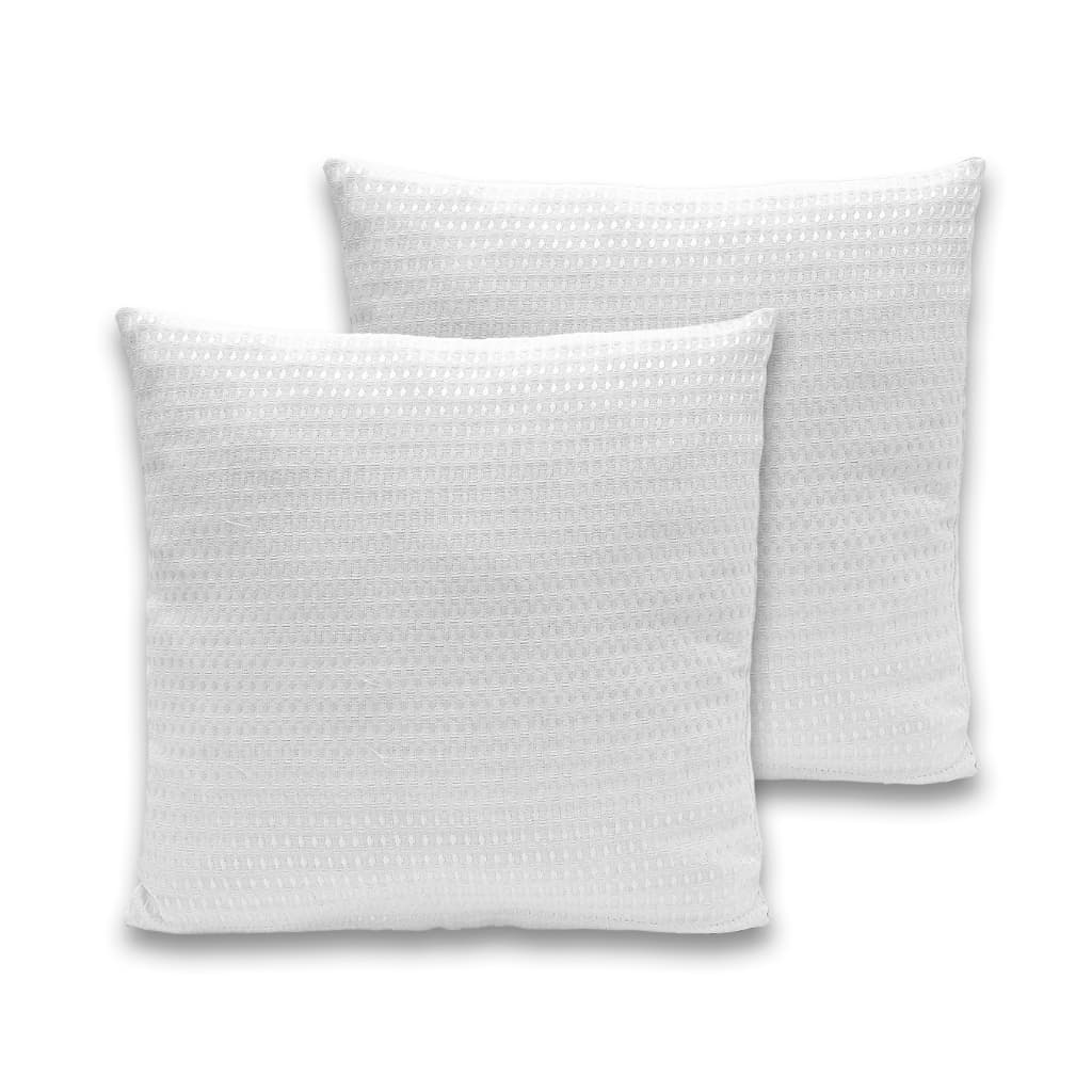 Kit 2 Almofadas Cheias 40x40 em Piquet Favinho - Beleza em sua Casa - Charme em Decoração