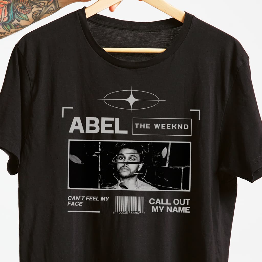 Camisa Camiseta The Weeknd Abel Malha Premium 100% Algodão