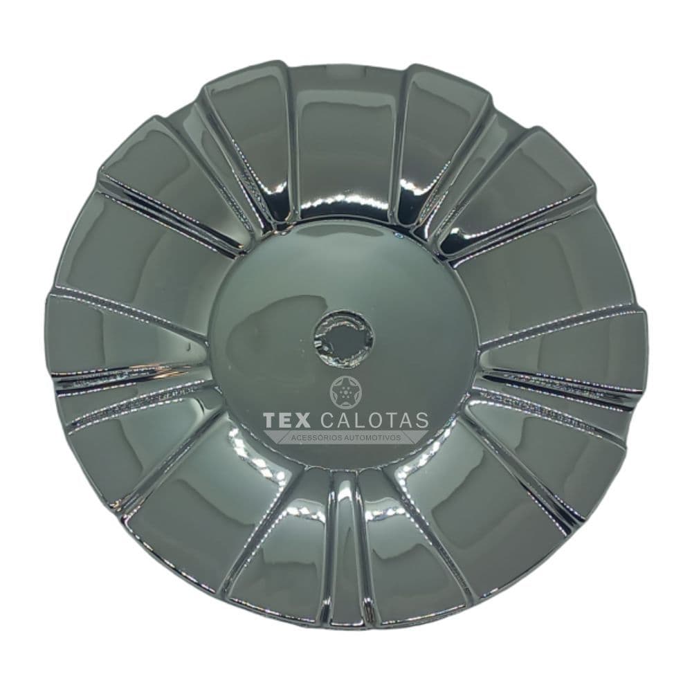 Calota para Centro de Roda de Liga Leve Brw 880 Cromada aro 14 e 15.