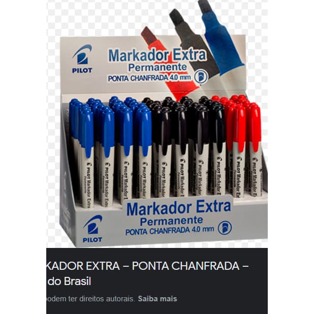 Marcador Permanente PILOT Markador Extra  4.0 mm